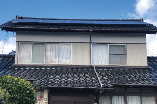 島根県出雲市　太陽光発電設置　お客様の声